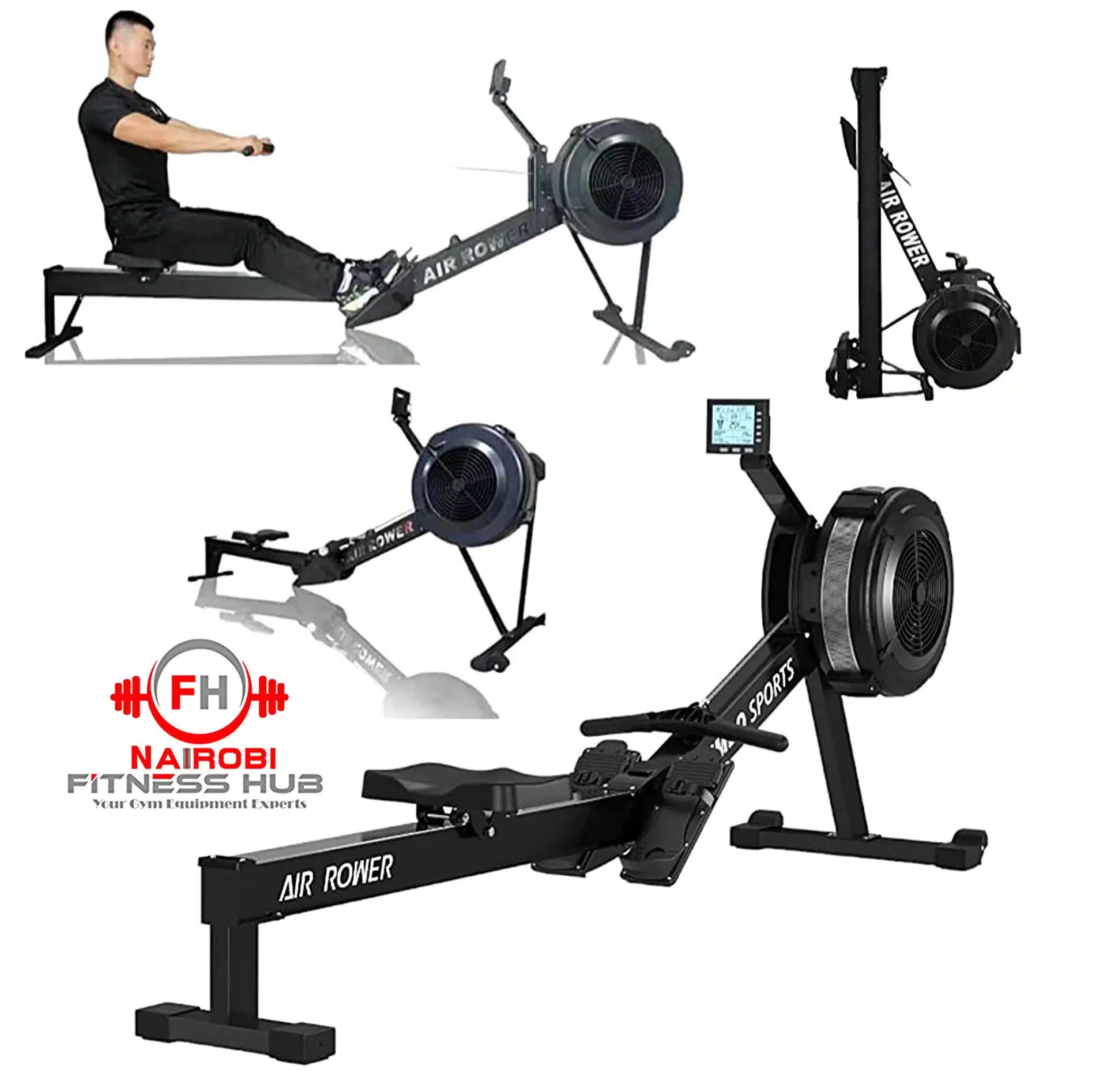 Commercial Air Rowing Machine Kenya &ndash; Buy Cardio Equipment Nairobi | Nairobi Fitness Hub