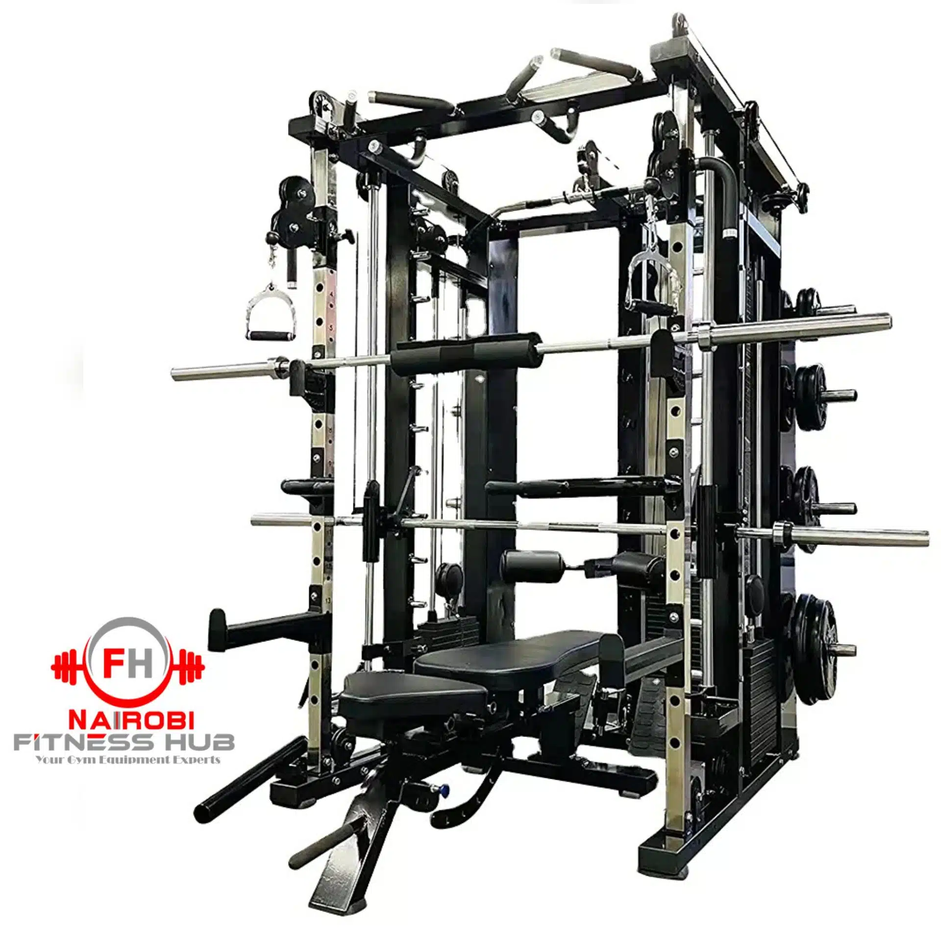 Integrated Cable Crossover and Smith Machine Kenya &ndash; Buy Commercial Gym Equipment Nairobi | Nairobi Fitness Hub