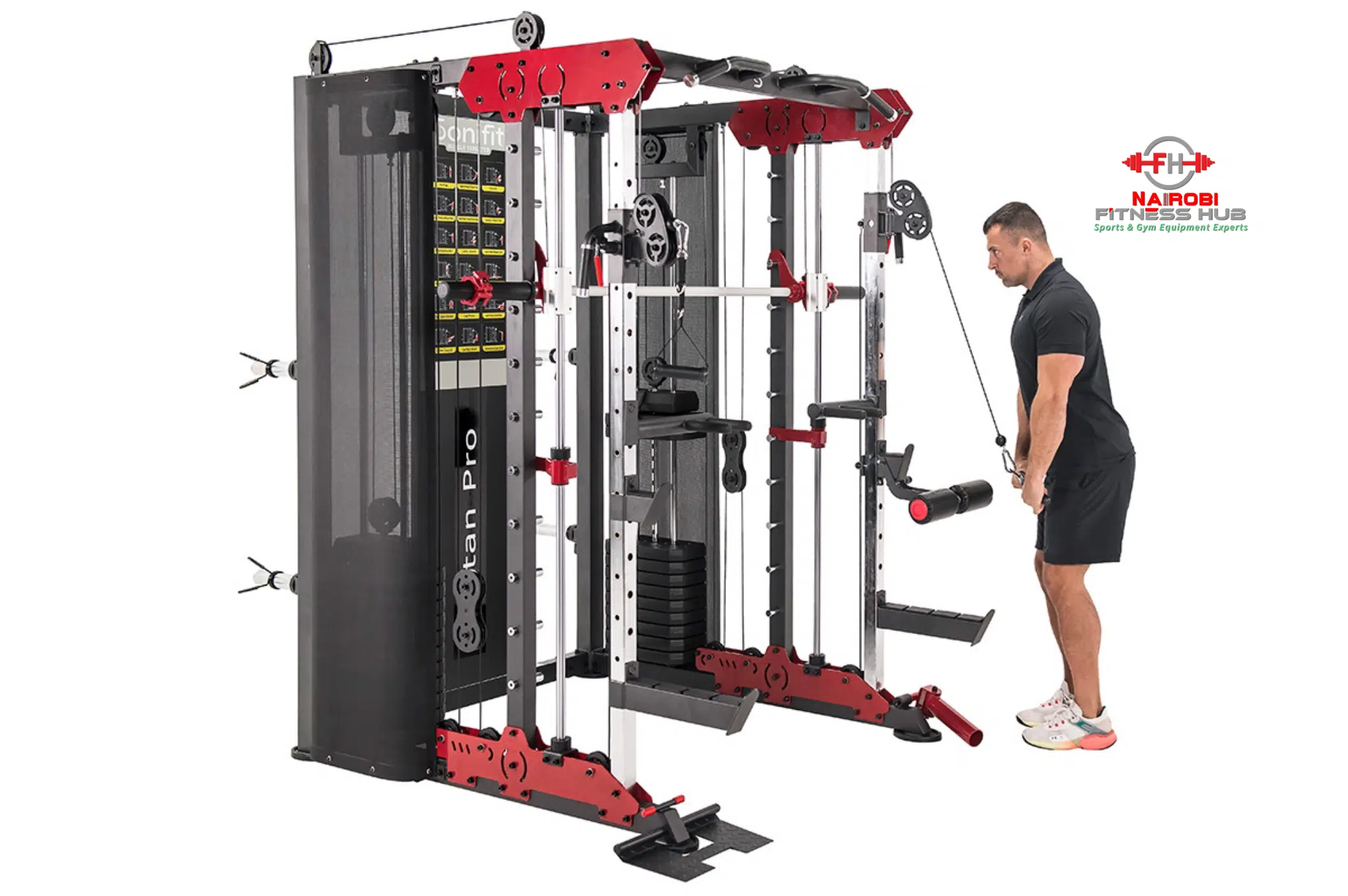 All-in-One Functional Trainer Smith Machine Kenya &ndash; Buy Commercial Gym Equipment Nairobi | Nairobi Fitness Hub